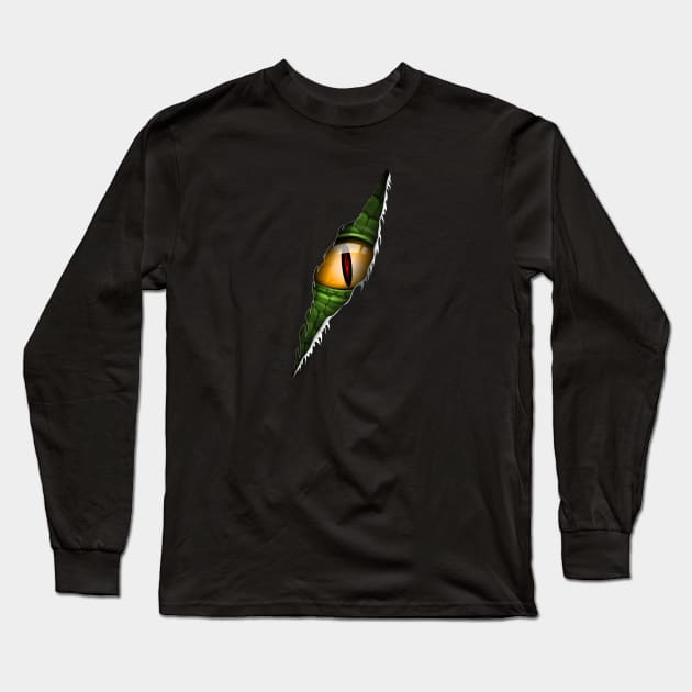 Reptile Eye Long Sleeve T-Shirt by TambuStore